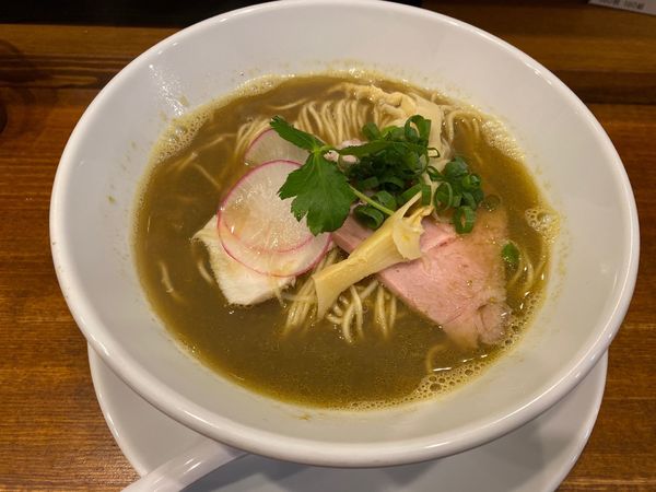 「12/14 限定牡蠣らぁ麺950円」@らぁ麺しろの写真