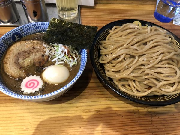 「つけ味玉（並）あつもり」@中華蕎麦うゑずの写真