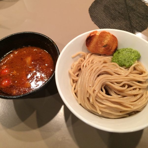 「海老トマトつけ麺950円」@つけ麺 五ノ神製作所の写真