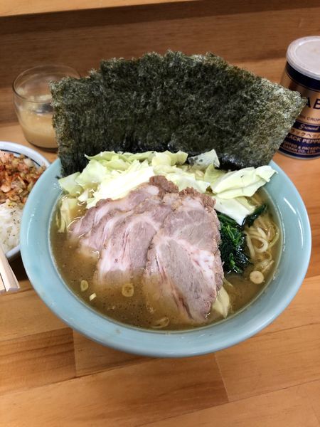 「中盛りチャーシュー麺　海苔増し」@捲り家の写真