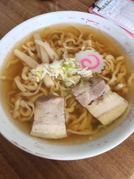 「極太手打ちラーメン」@食堂なまえの写真