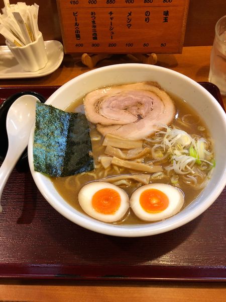 「中華麺+卵」@めん 和正の写真