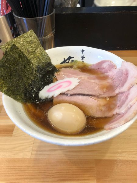 「特製中華そば　1100円」@中華そば 葵の写真