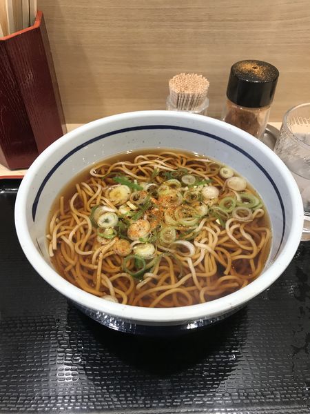 「かけそば310円」@吉そば 代々木駅前店の写真