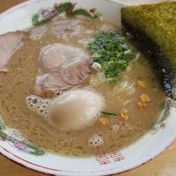久留米ラーメン 　味玉トッピング