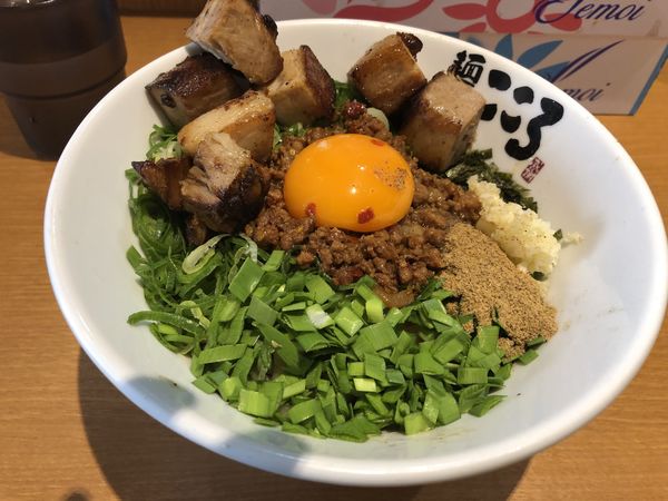「肉入り台湾まぜそば」@麺屋こころ 溝の口店の写真