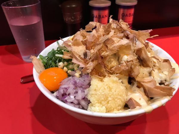 「まぜそば少なめ200g」@用心棒 市ヶ谷飯田橋の写真