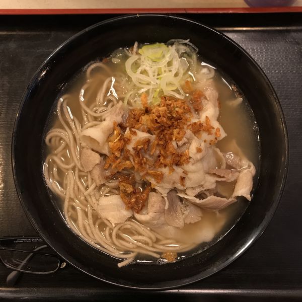 「肉骨茶そば」@名代 富士そば 川崎東口店の写真