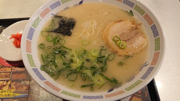 「【限定】久留米とんこつ 丸星ラーメン・・650円」@らあめん花月嵐 多摩野猿街道店の写真