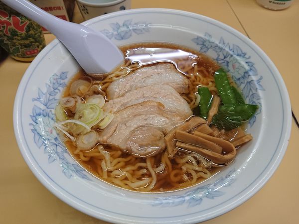 「ラーメン750円＋日本酒」@幸軒の写真