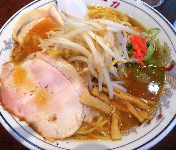 「もやしそば（950円）」@中華そば 一力 本店の写真