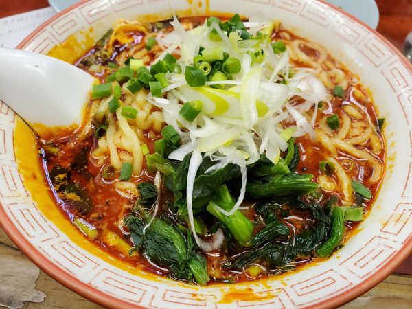 「ミニドラたんたん麺ドラゴン級680円」@らーめん ドラごんちの写真