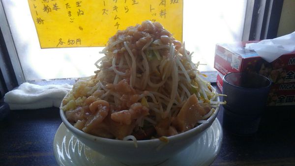 「味噌めんじろ大(ﾔｻｲﾏｼ、ﾆﾝﾆｸ、ｱﾌﾞﾗ)」@めんじろの写真