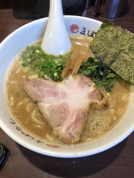 「らーめん」@豚骨醤油らーめん まぼろしの写真
