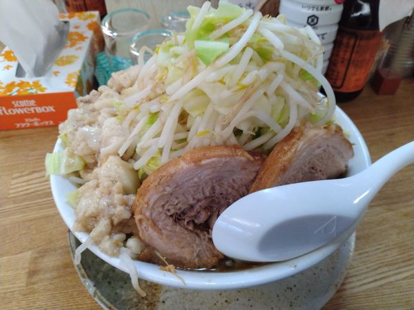 「ブタメン並」@豚麺 ポルコの写真