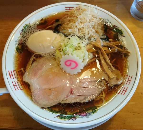 「鶏節味玉らーめん」@さんのじの写真