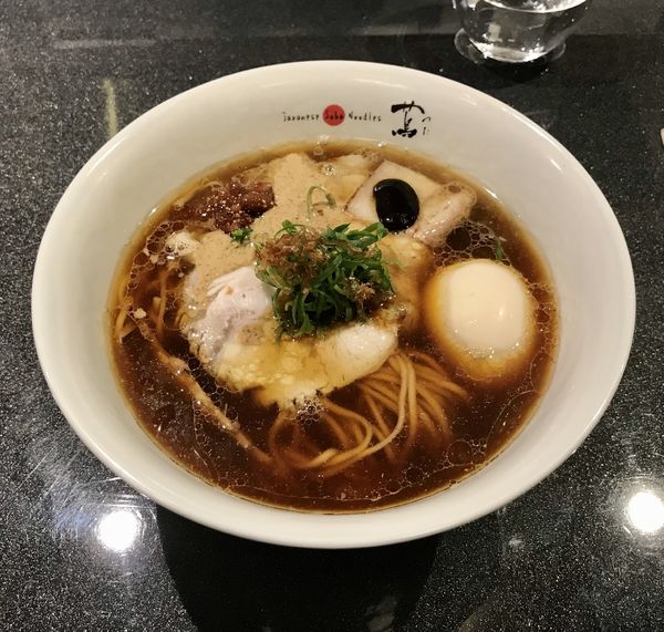 「チャーシュー味玉醤油Soba」@Japanese Soba Noodles 蔦の写真