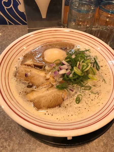「暖流ラーメン＋味玉＋替麺」@隠岐の島ラーメンの写真