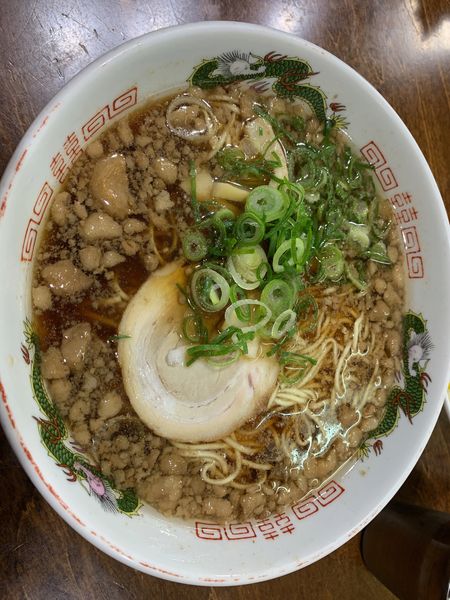 「ラーメン大盛と米」@尾道ラーメン 一丁の写真