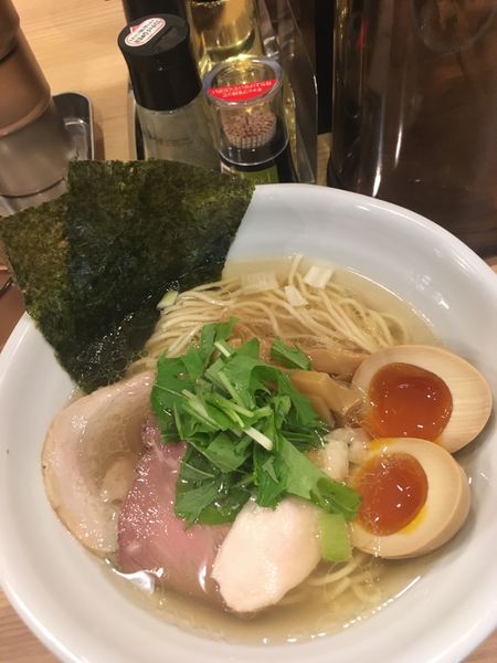 「特製鶏だし塩ラーメン」@常陸 景虎の写真
