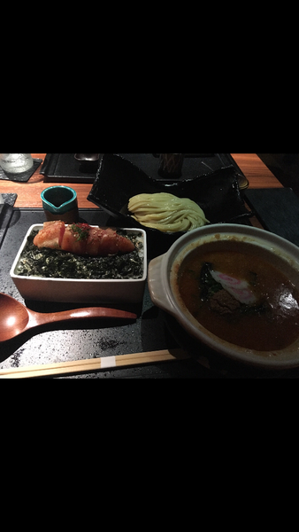 「めんたいつけ麺」@元祖博多めんたい重の写真