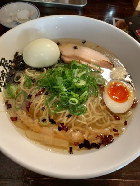 「中華そば（塩）」@全力とんこつ 多万吉屋の写真