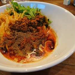 【昼】汁無し担担麺