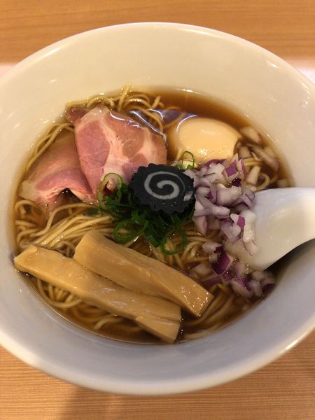 「味玉のどぐろそば」@らぁ麺 はやし田 新宿本店の写真