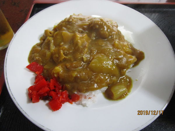 「カレーライス定食 800円」@生蕎麦 咲見屋の写真