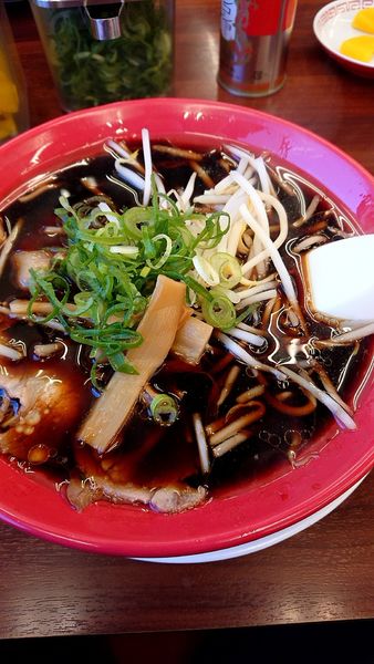 「京都漆黒醤油ラーメン」@魁力屋 越谷店の写真