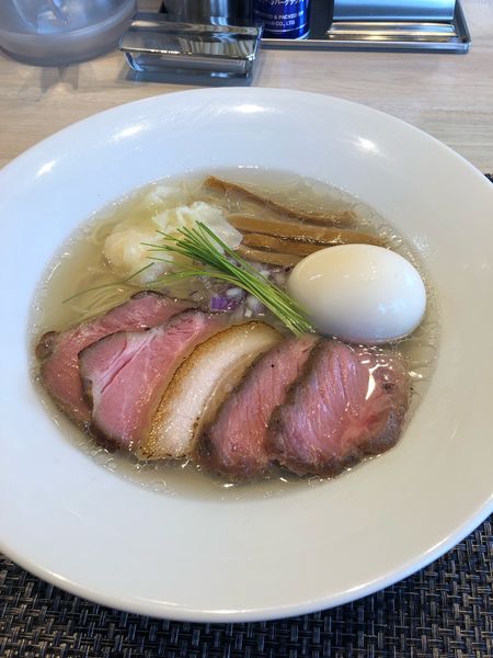 「特製 中華蕎麦〈塩〉」@宍道湖しじみ中華蕎麦 琥珀 東京本店の写真