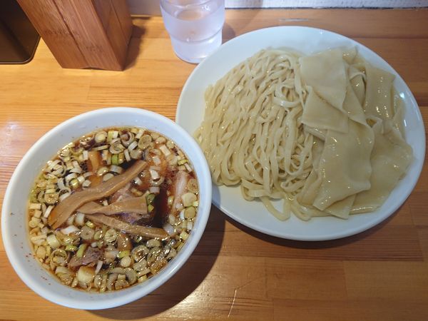 「つけ麺（小平麺）小盛り＋凄平麺」@らぁめん りきどうの写真