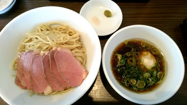 「鴨と地鶏のつけ麺   1000円」@和歌山中華蕎麦 はたお商店 高崎店の写真