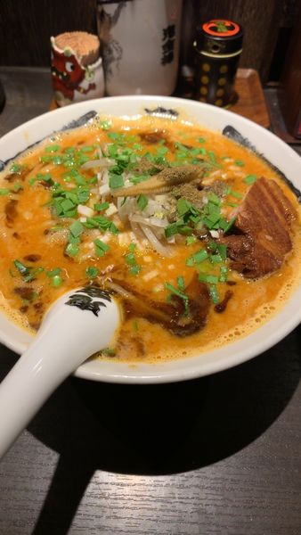 「味噌ラーメン」@カラシビ味噌らー麺 鬼金棒の写真