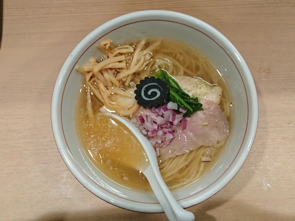 「のどぐろそば」@らぁ麺 くろ渦の写真