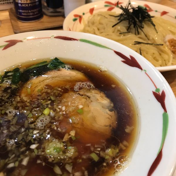 「醤油つけめん 太麺」@らーめん天神下 大喜の写真