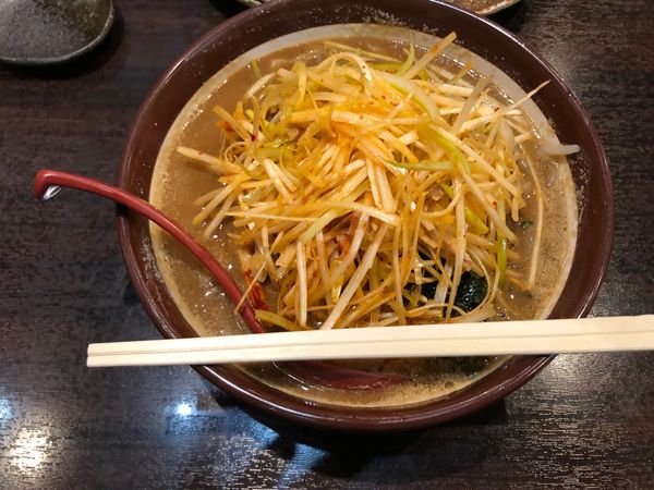 「伊勢味噌肉ネギラーメン」@蔵出し味噌 麺場壱歩 所沢店の写真