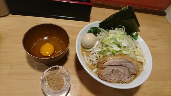 「ミニラーメン¥780＋節券¥30」@ちばから 郡山店の写真