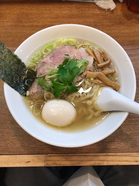 「味玉塩らぁめん 880円」@らぁめん山と樹の写真