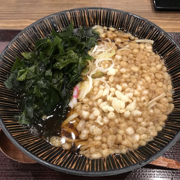 「たぬき(¥380)」@十割蕎麦 嵯峨谷 浜松町店の写真