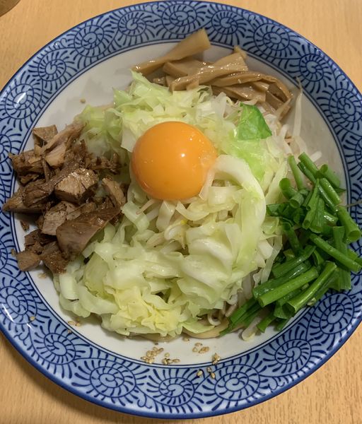 「マゼそば」@長州ラーメン 万龍軒 富士見店の写真