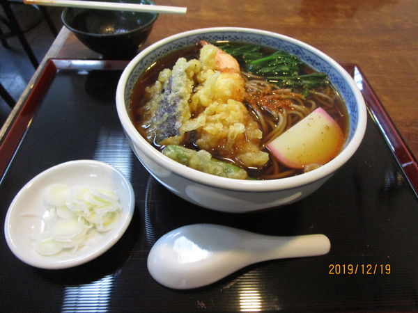 「天ぷら蕎麦 1050円」@そば清の写真