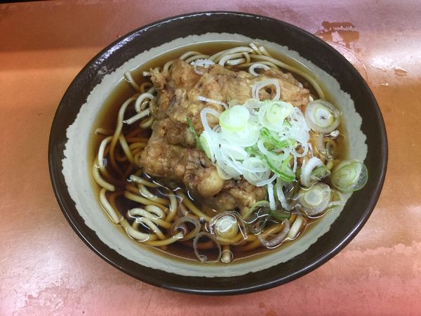 「いかげそ天そば(¥400)」@六文そば 須田町店の写真