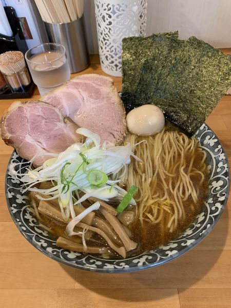 「特製らーめん 大盛り 煮干しスープ」@らーめん マル汁屋の写真