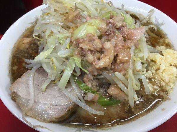 「小ラーメン700円ニンニクアブラ」@ラーメン二郎 越谷店の写真