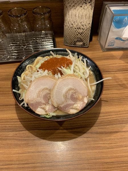 「辛味噌」@横浜家系ラーメン 横浜道 野田蕃昌店の写真