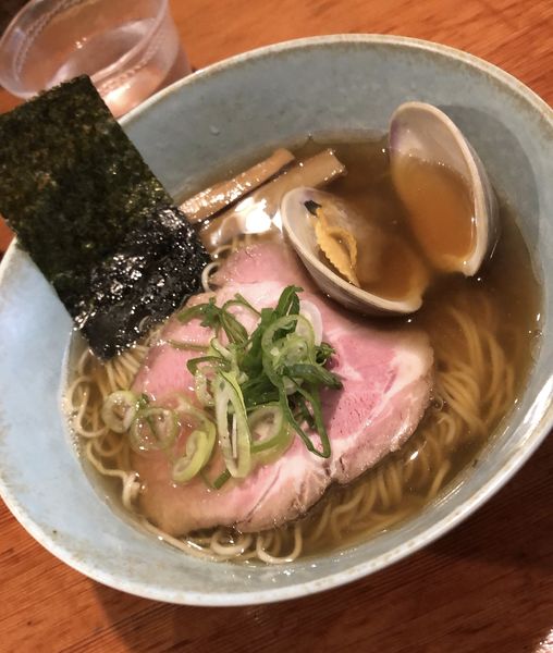 「貝出汁そば　800円」@中華そば 榮じの写真