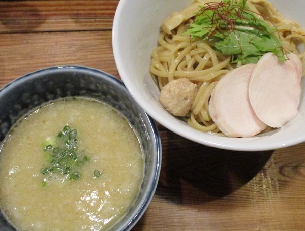 「濃厚鶏つけそば＜塩＞830円」@鶏そば みた葉の写真