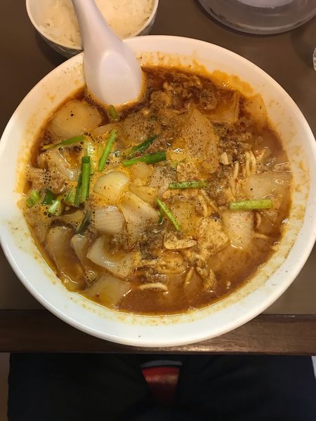 「【限定】味噌ソバ 900円、専用小ライス 50円」@鶏こく中華 すず喜の写真