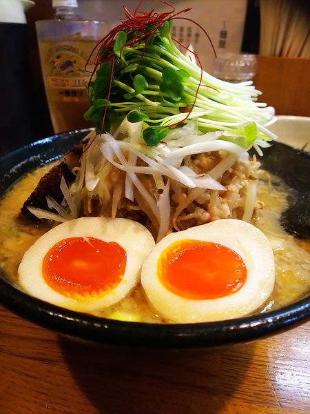 「清湯背油味噌」@麺屋 鶏口の写真